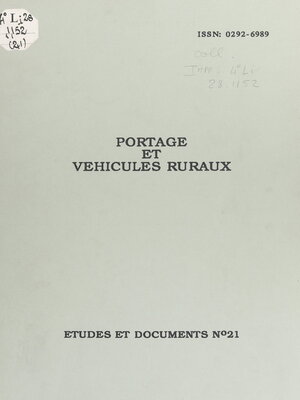 cover image of Portage et véhicules ruraux